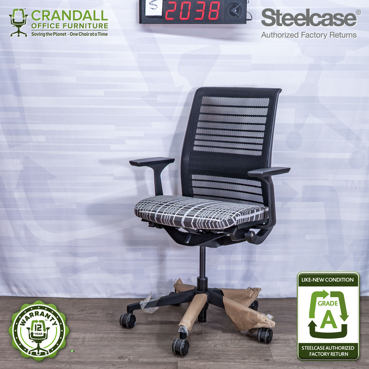 S-2038 - Steelcase V2 Think - Grade A