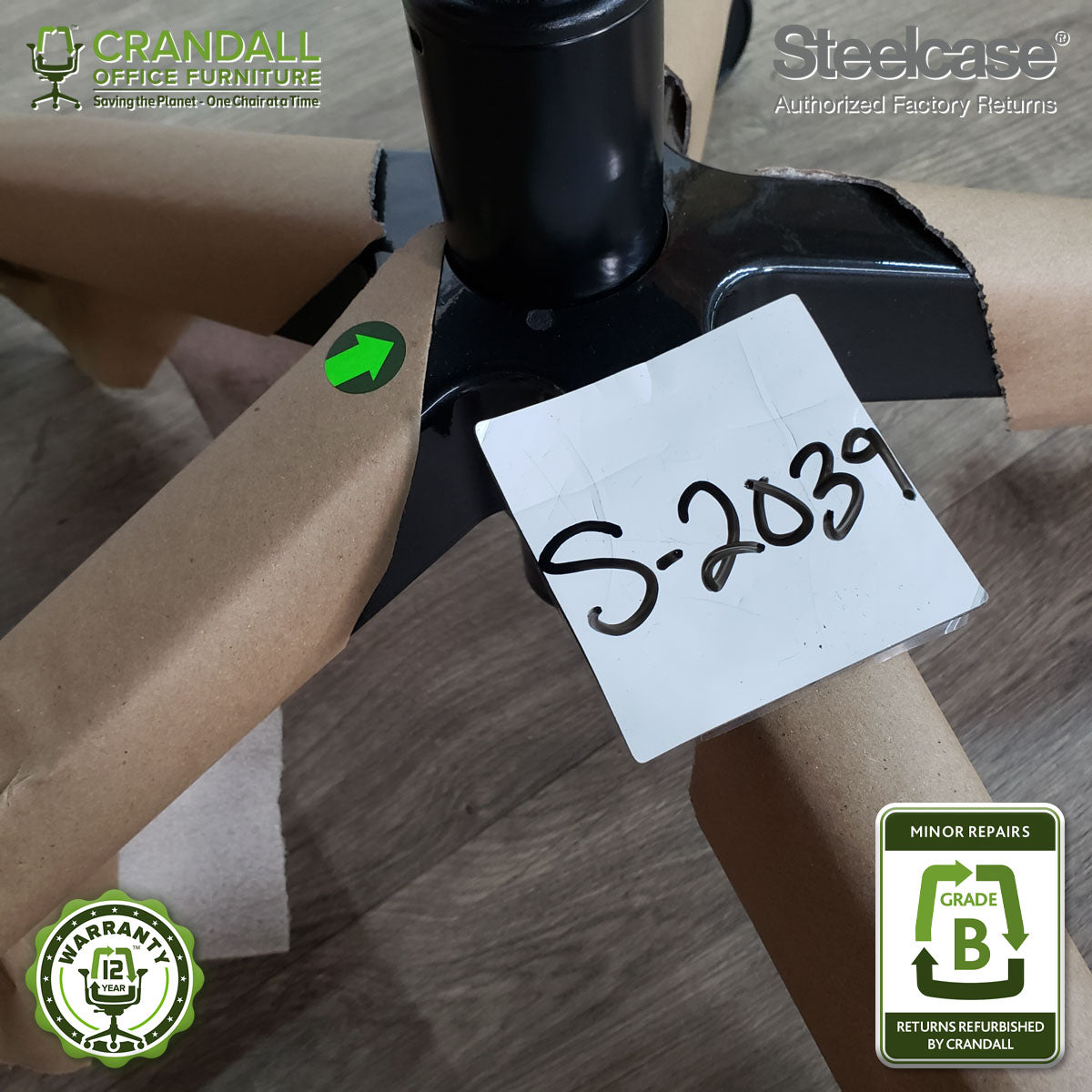 S-2039 - Steelcase V2 Think - Grade B