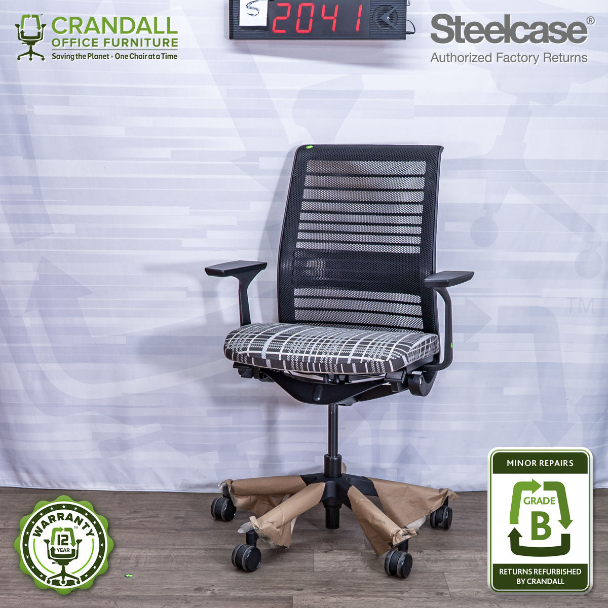 S-2041 - Steelcase V2 Think - Grade B