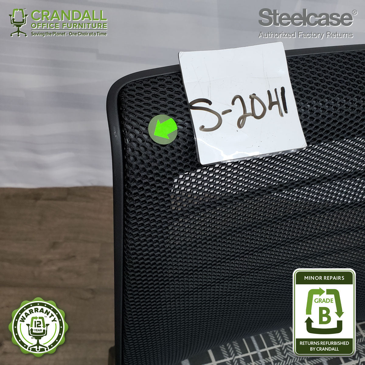 S-2041 - Steelcase V2 Think - Grade B