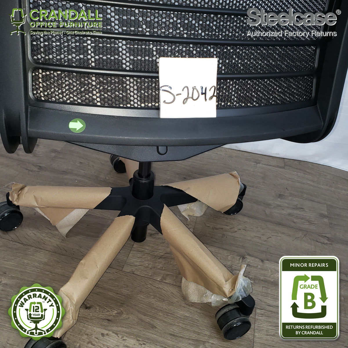 S-2042 - Steelcase V2 Think - Grade B