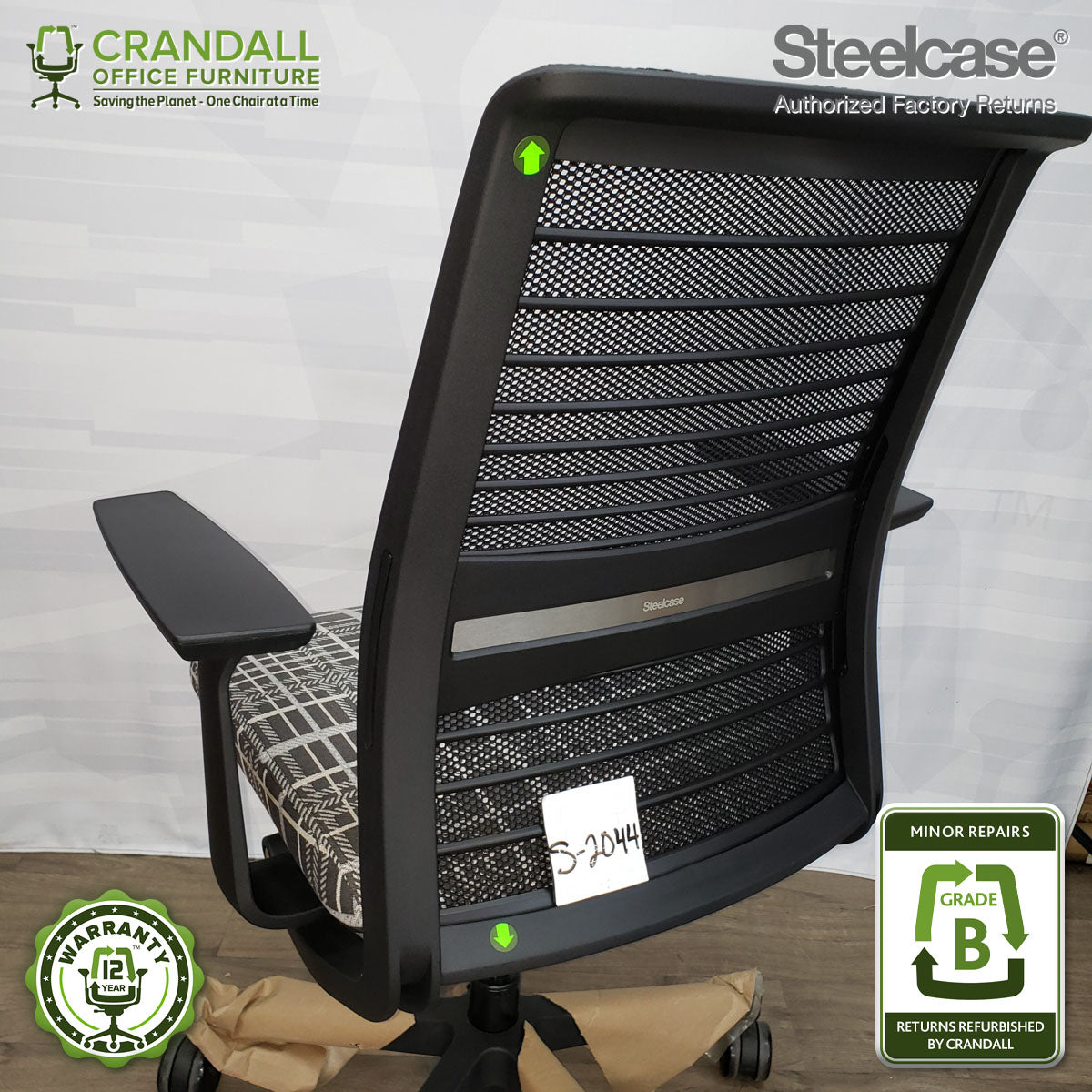 S-2044 - Steelcase V2 Think - Grade B