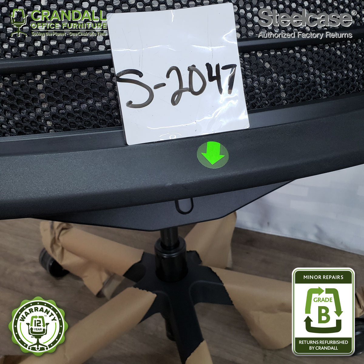 S-2047 - Steelcase V2 Think - Grade B