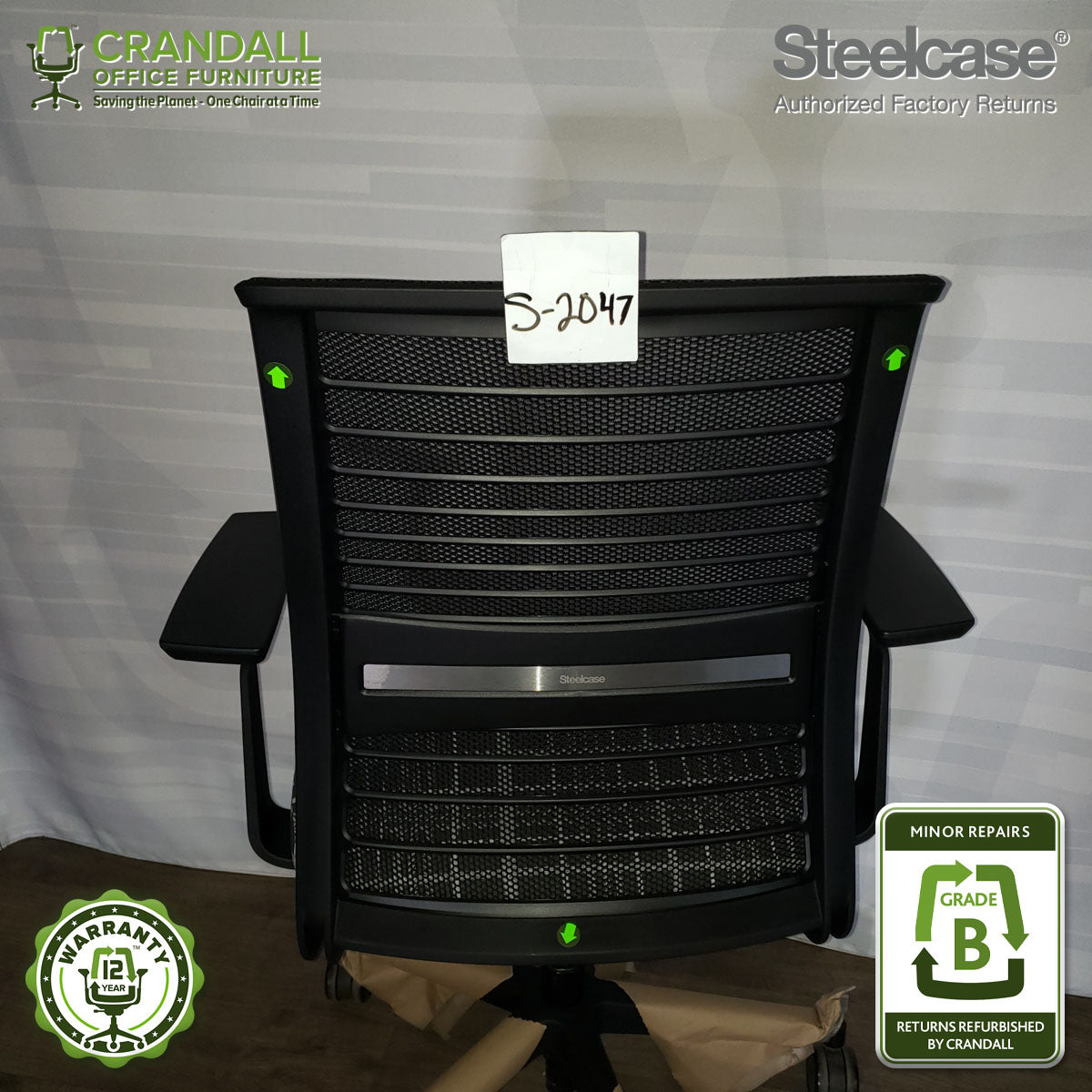 S-2047 - Steelcase V2 Think - Grade B
