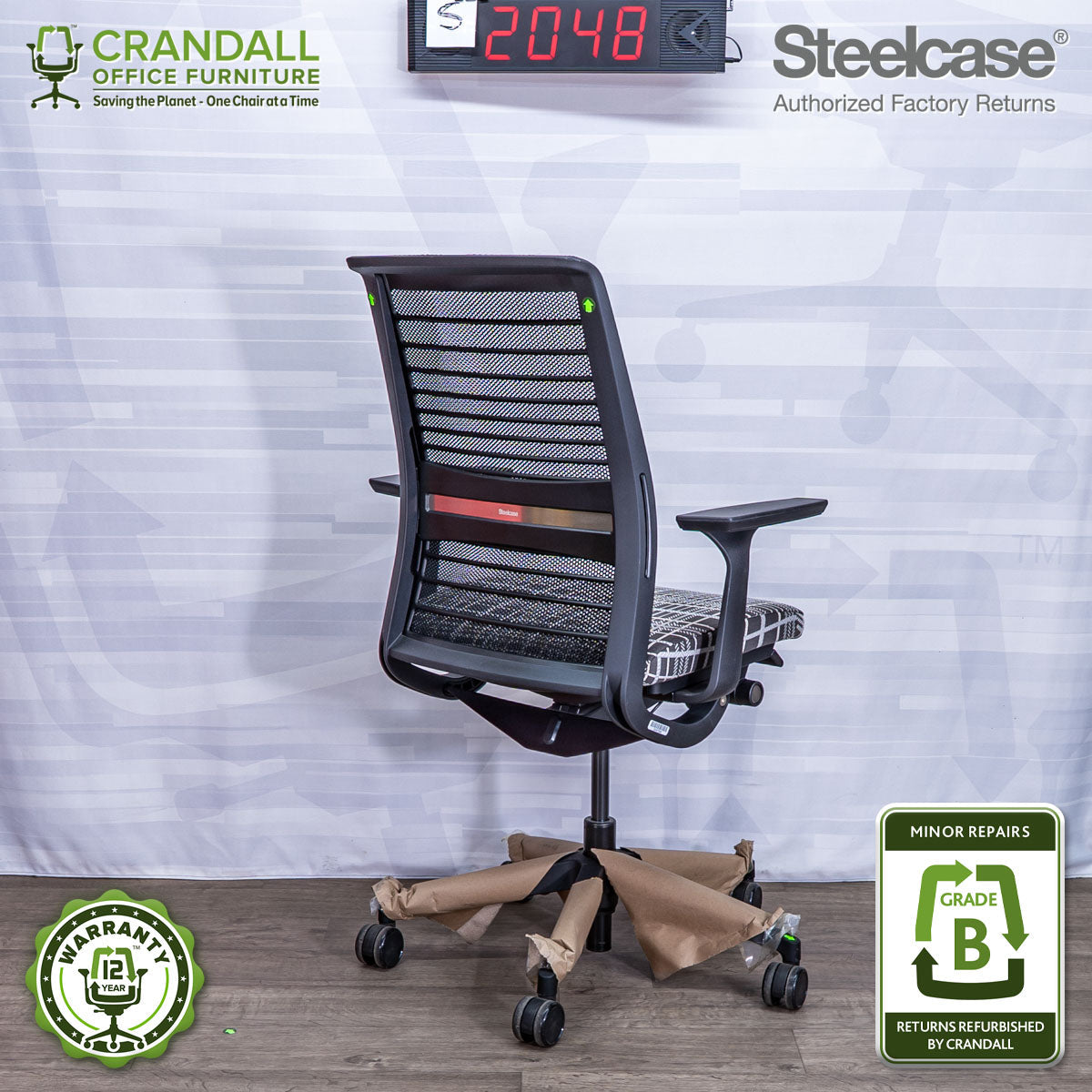 S-2048 - Steelcase V2 Think - Grade B