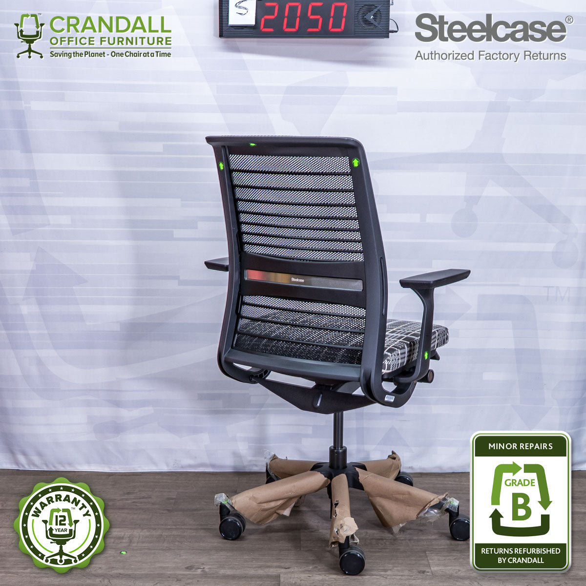 S-2050 - Steelcase V2 Think - Grade B
