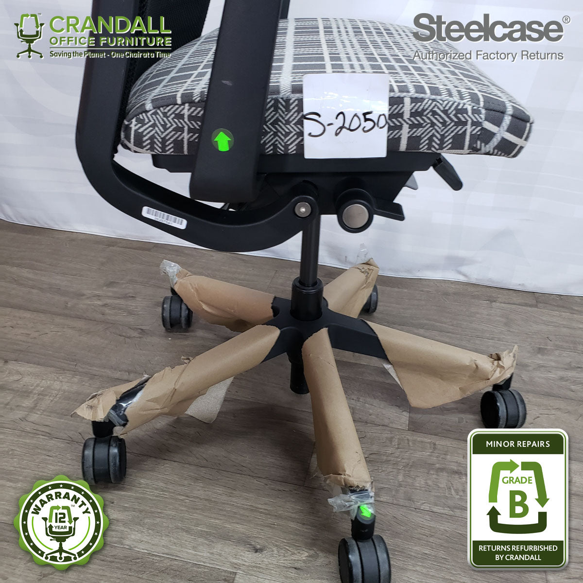 S-2050 - Steelcase V2 Think - Grade B