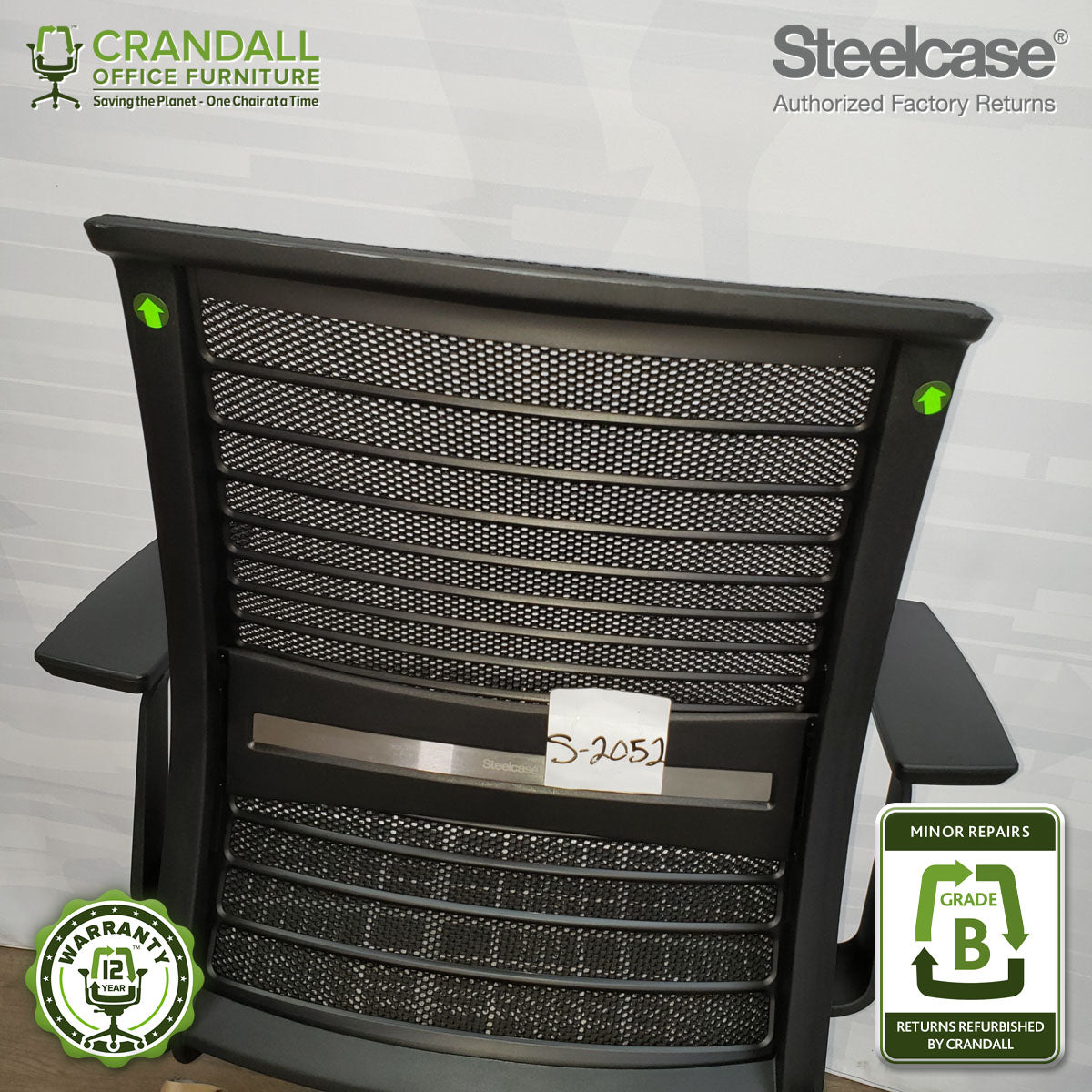 S-2052 - Steelcase V2 Think - Grade B