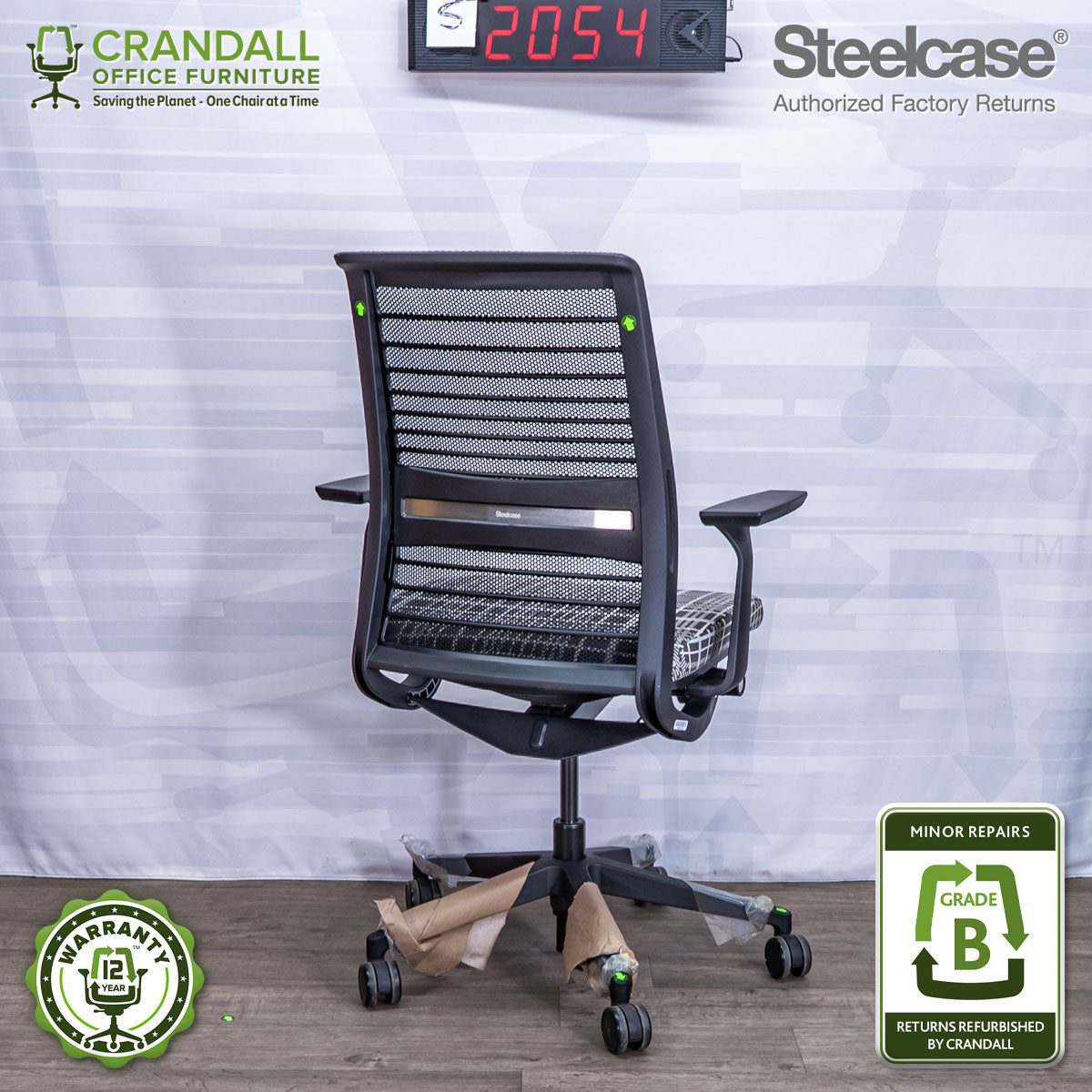 S-2054 - Steelcase V2 Think - Grade B