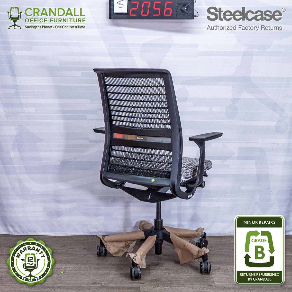 S-2056 - Steelcase V2 Think - Grade B