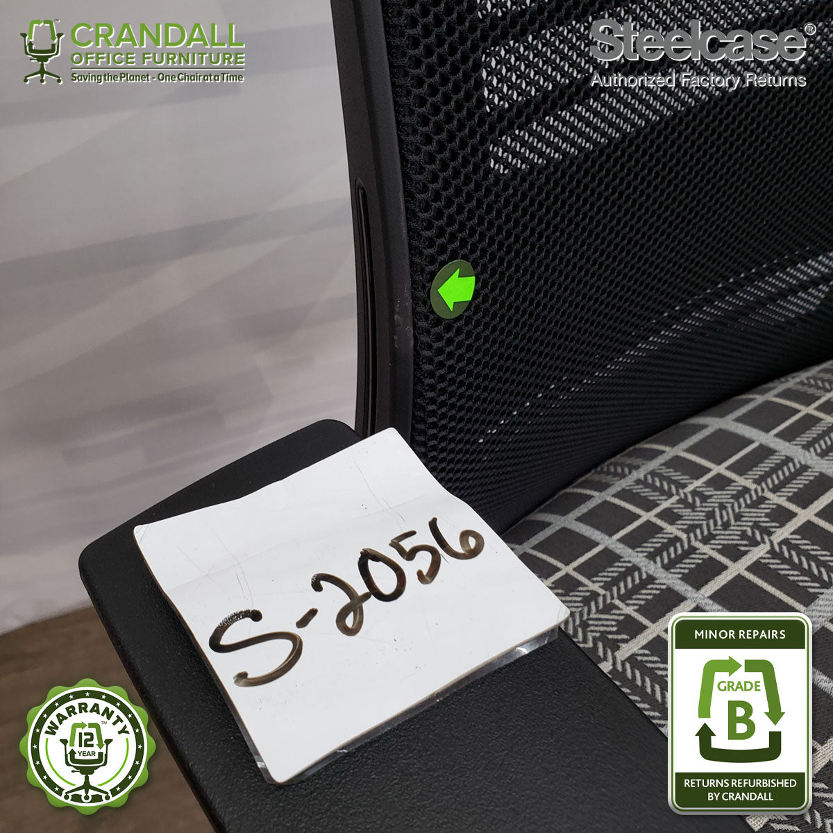 S-2056 - Steelcase V2 Think - Grade B