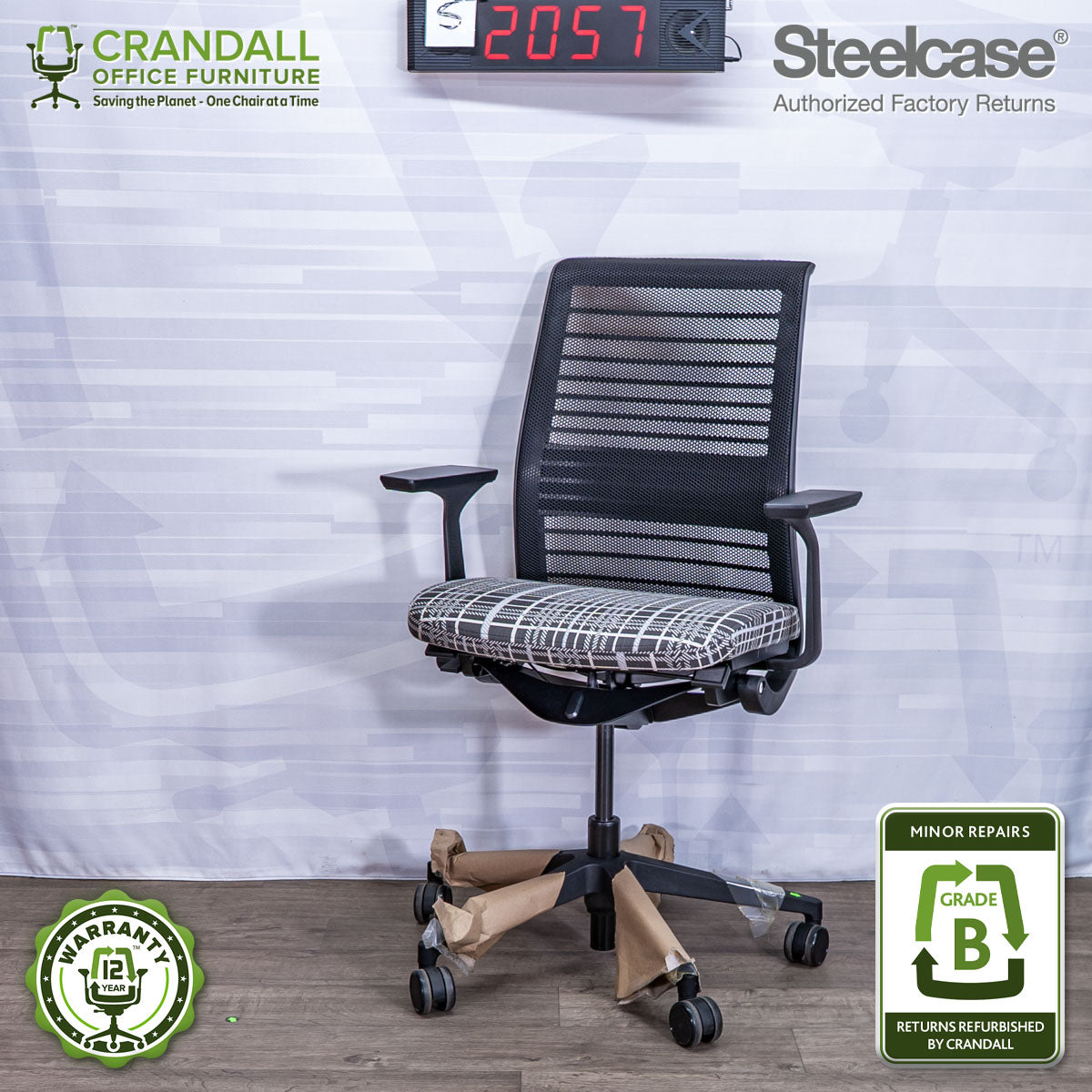 S-2057 - Steelcase V2 Think - Grade B