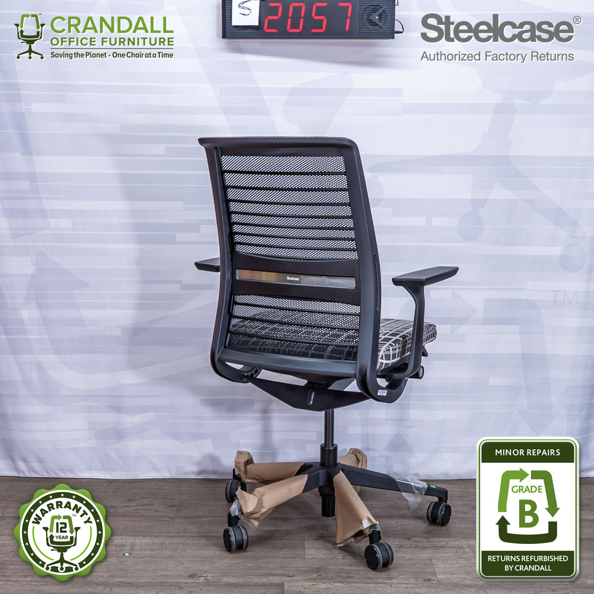 S-2057 - Steelcase V2 Think - Grade B