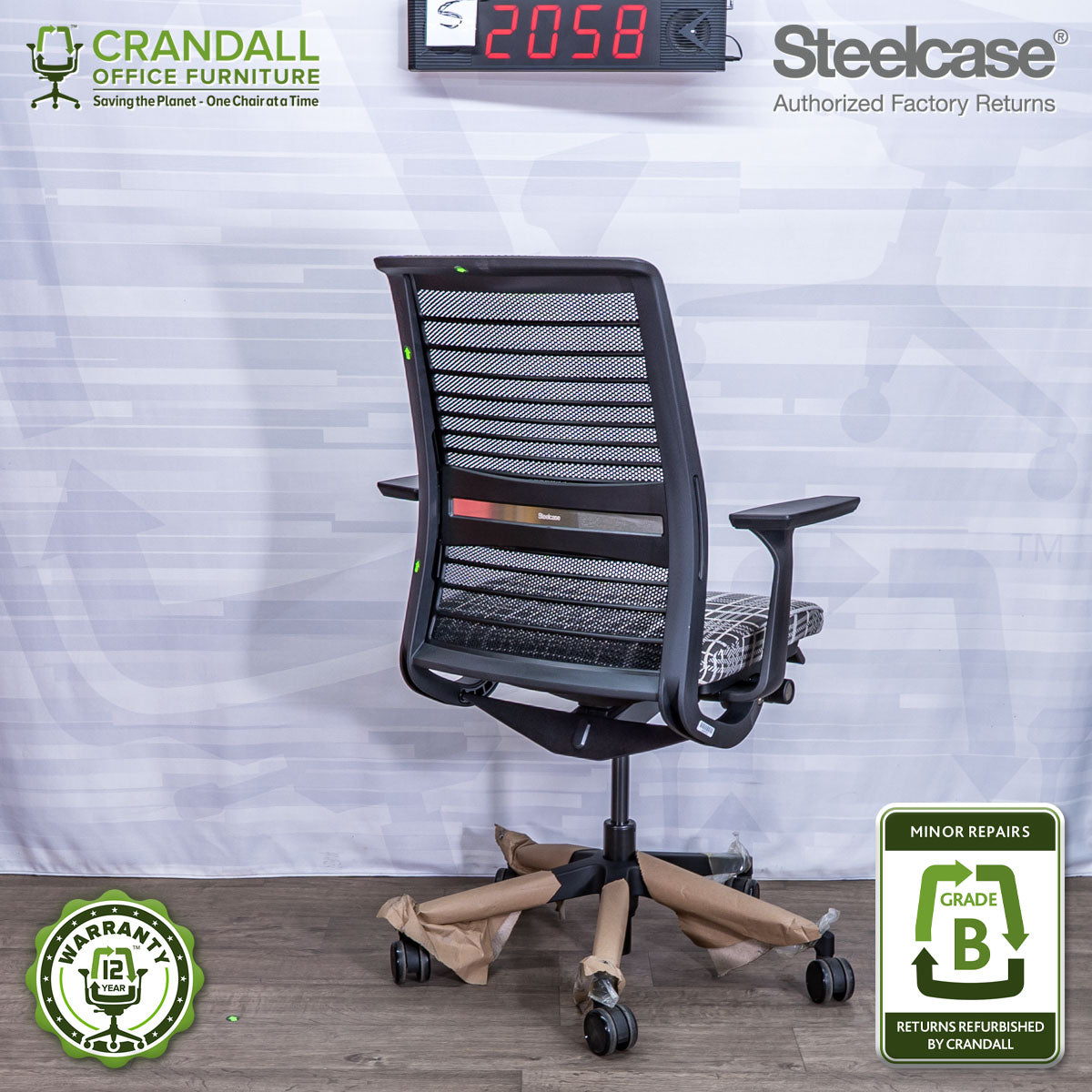 S-2058 - Steelcase V2 Think - Grade B