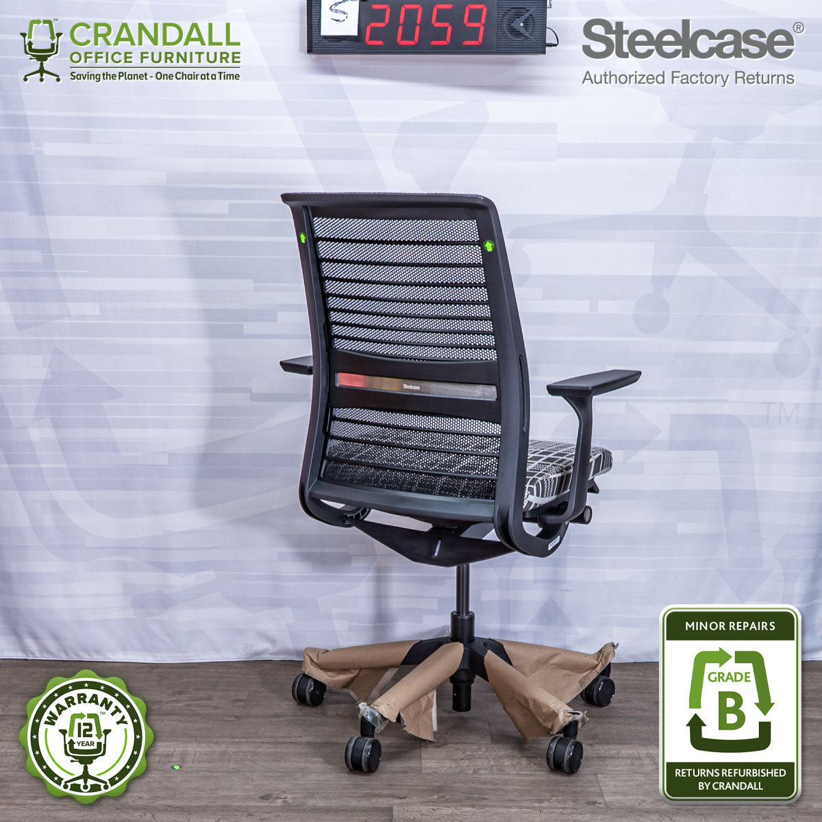 S-2059 - Steelcase V2 Think - Grade B