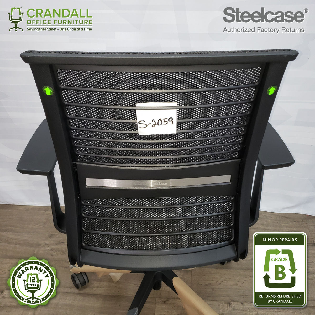 S-2059 - Steelcase V2 Think - Grade B