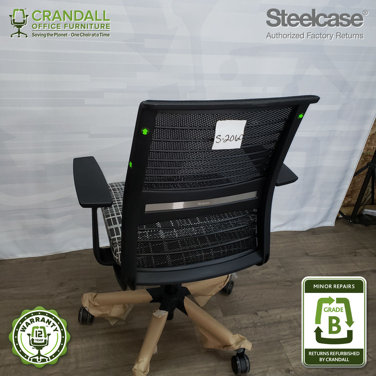 S-2060 - Steelcase V2 Think - Grade B