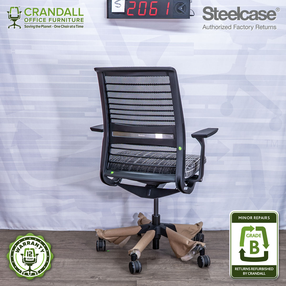 S-2061 - Steelcase V2 Think - Grade B