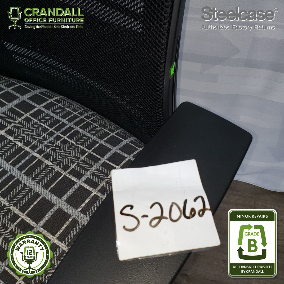 S-2062 - Steelcase V2 Think - Grade B