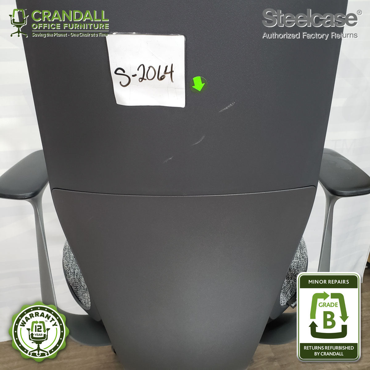 S-2064 - Steelcase Silq - Grade B