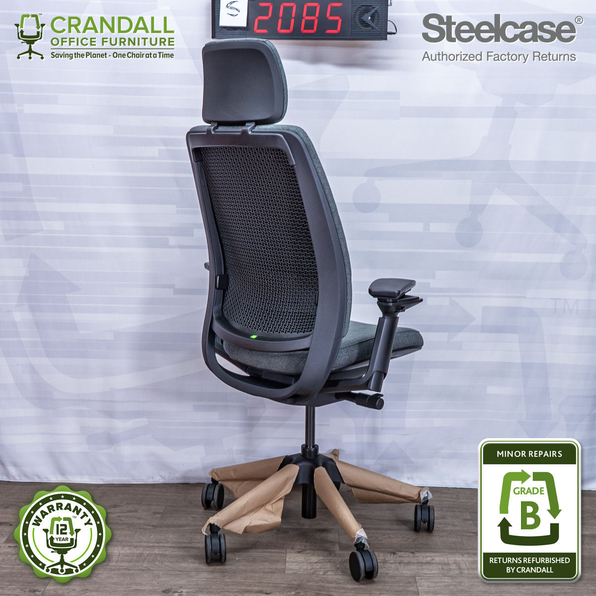S-2085 - Steelcase Series 2 with Headrest - Grade B