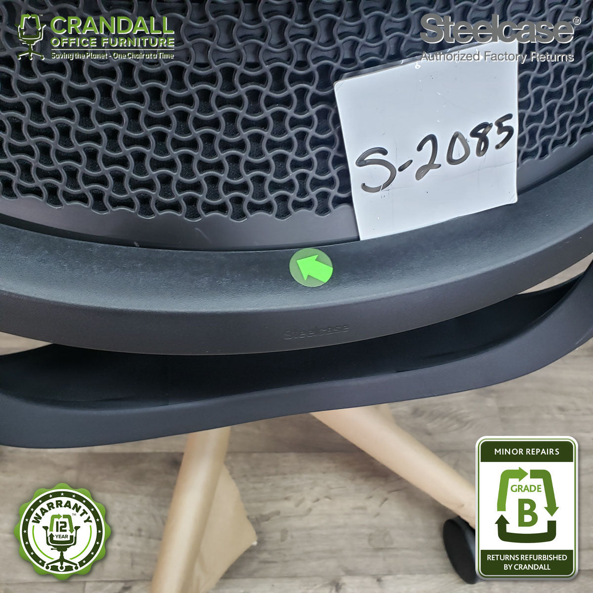 S-2085 - Steelcase Series 2 with Headrest - Grade B