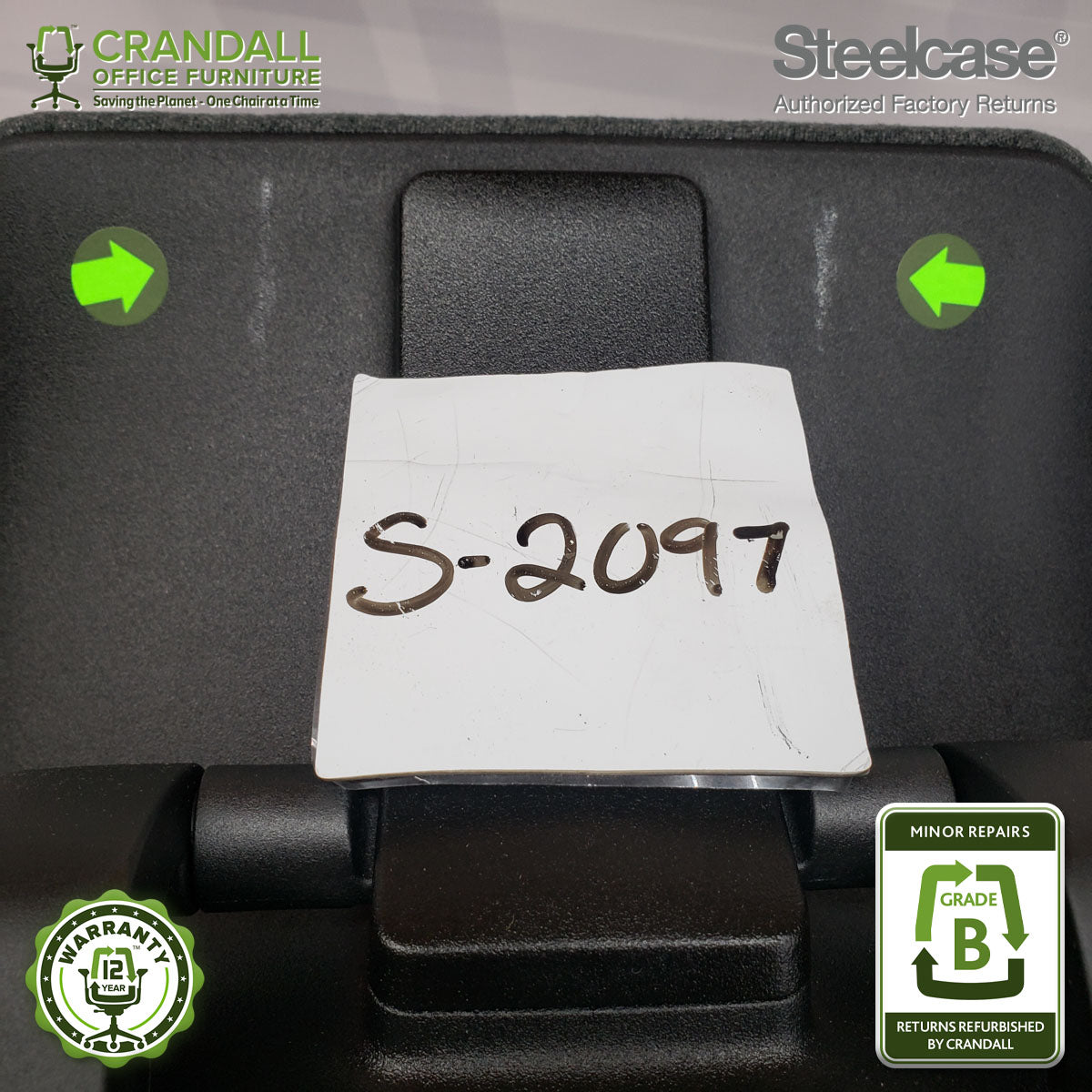 S-2097 - Steelcase Gesture with Headrest - Grade B