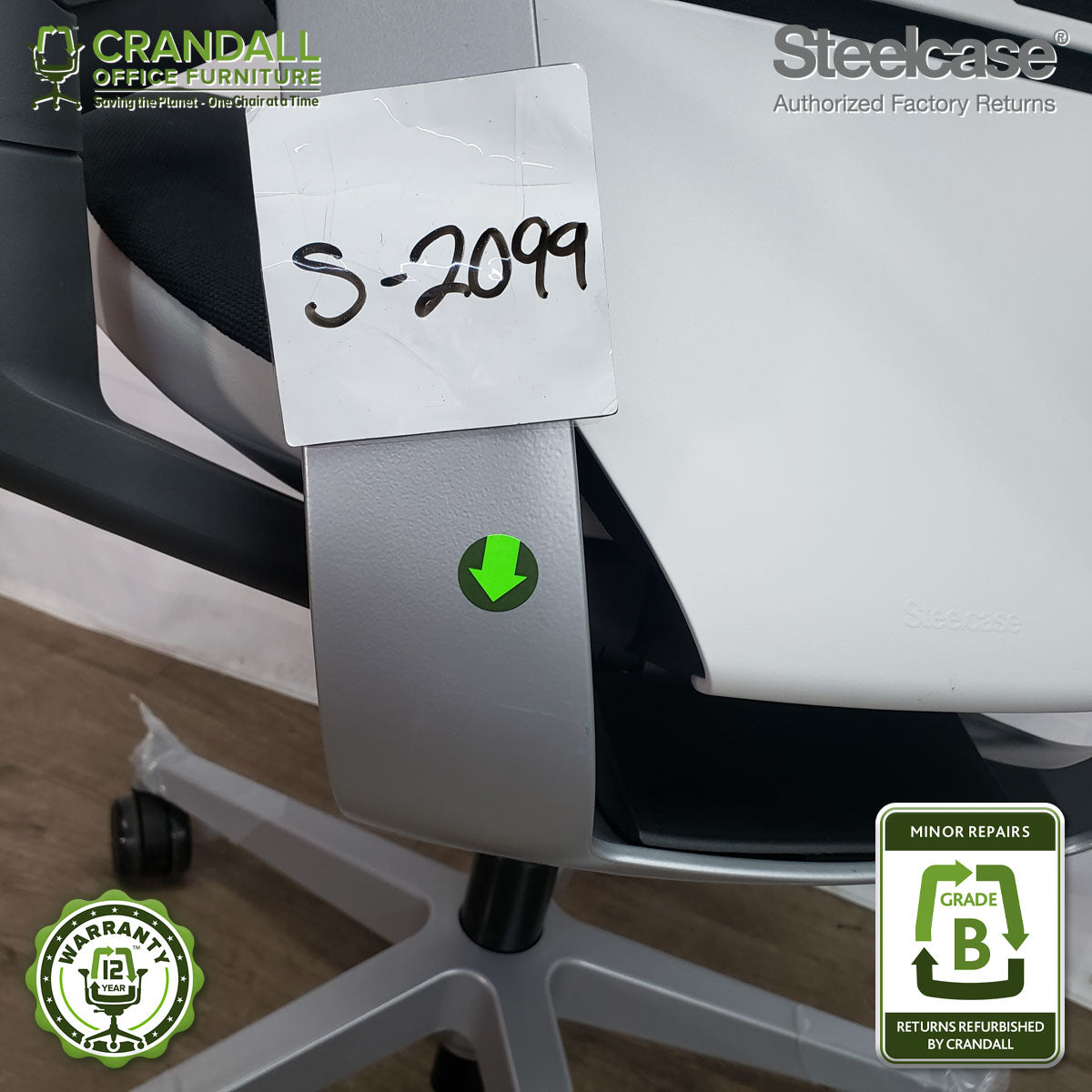 S-2099 - Steelcase Gesture - Grade B