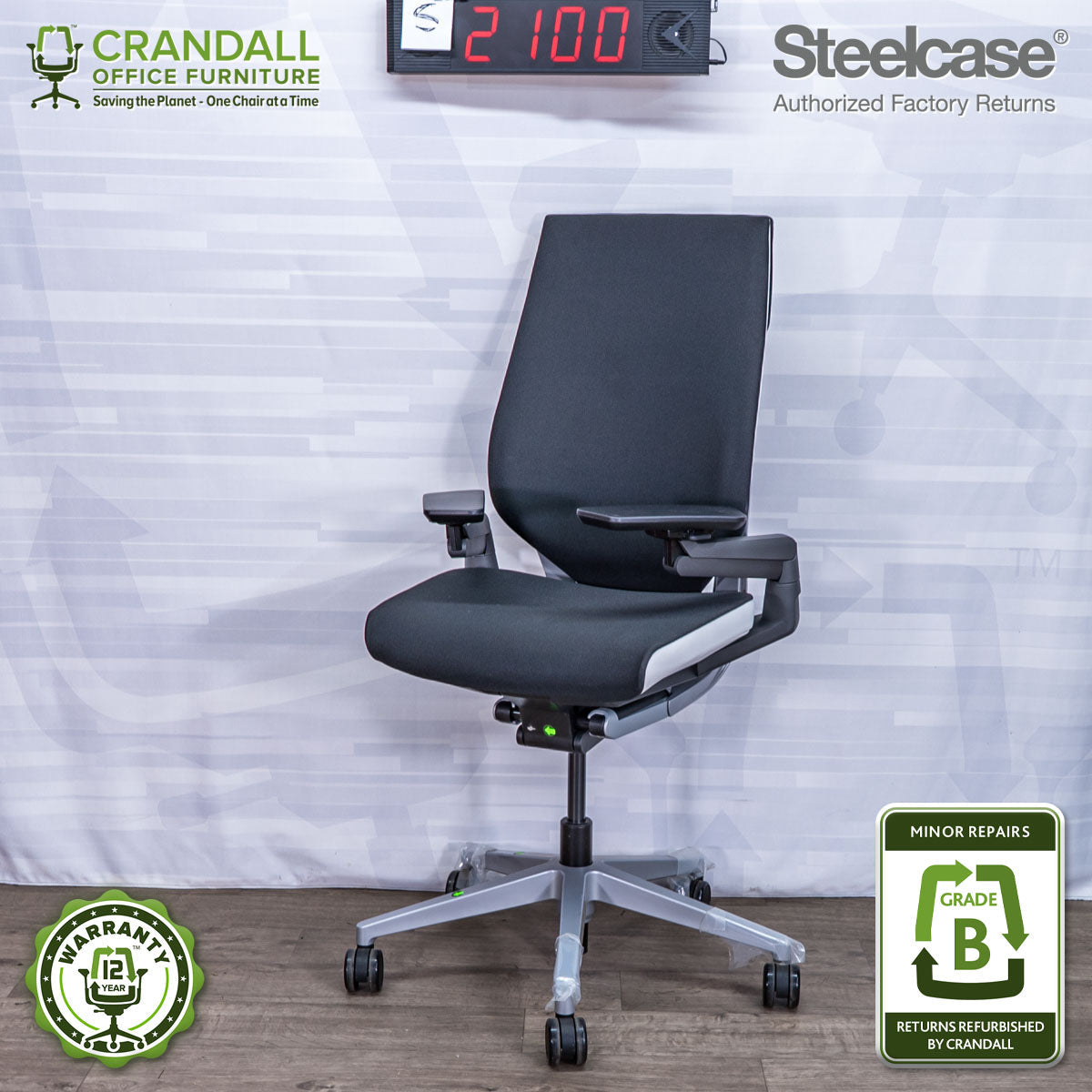 S-2100 - Steelcase Gesture - Grade B