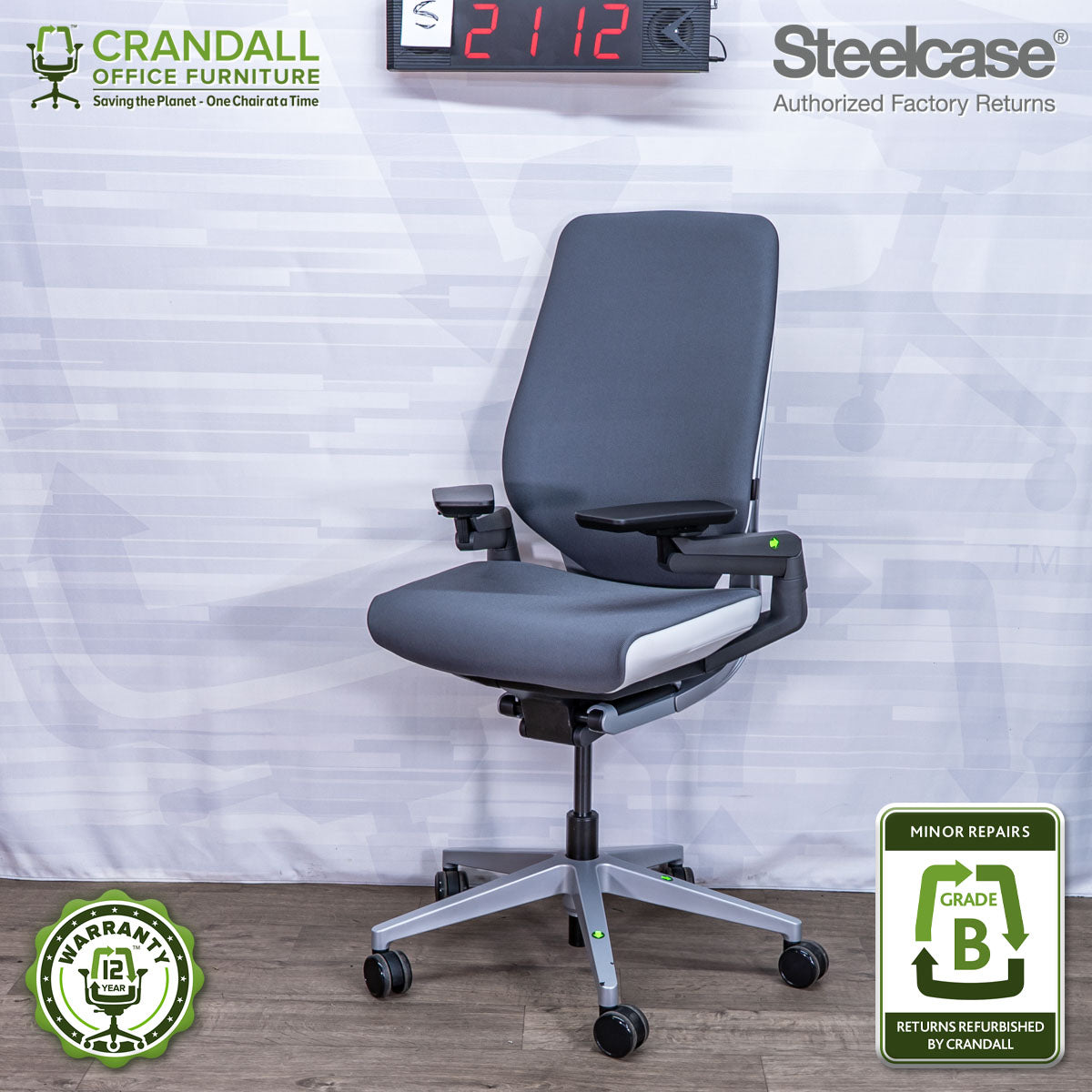 S-2112 - Steelcase Gesture - Grade B