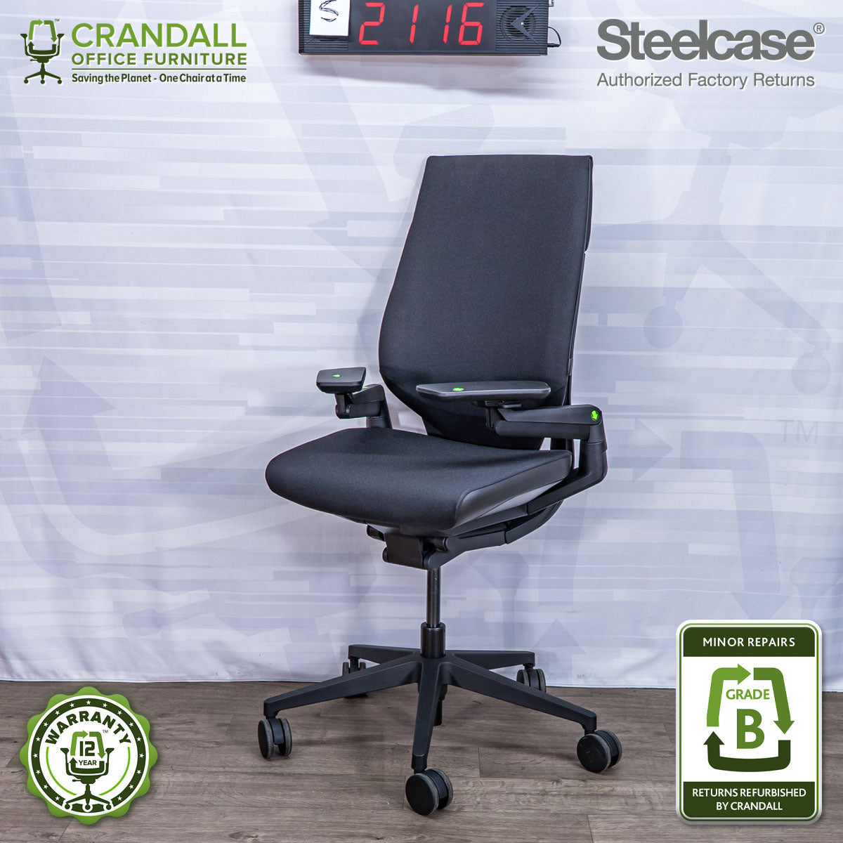 S-2116 - Steelcase Gesture - Grade B