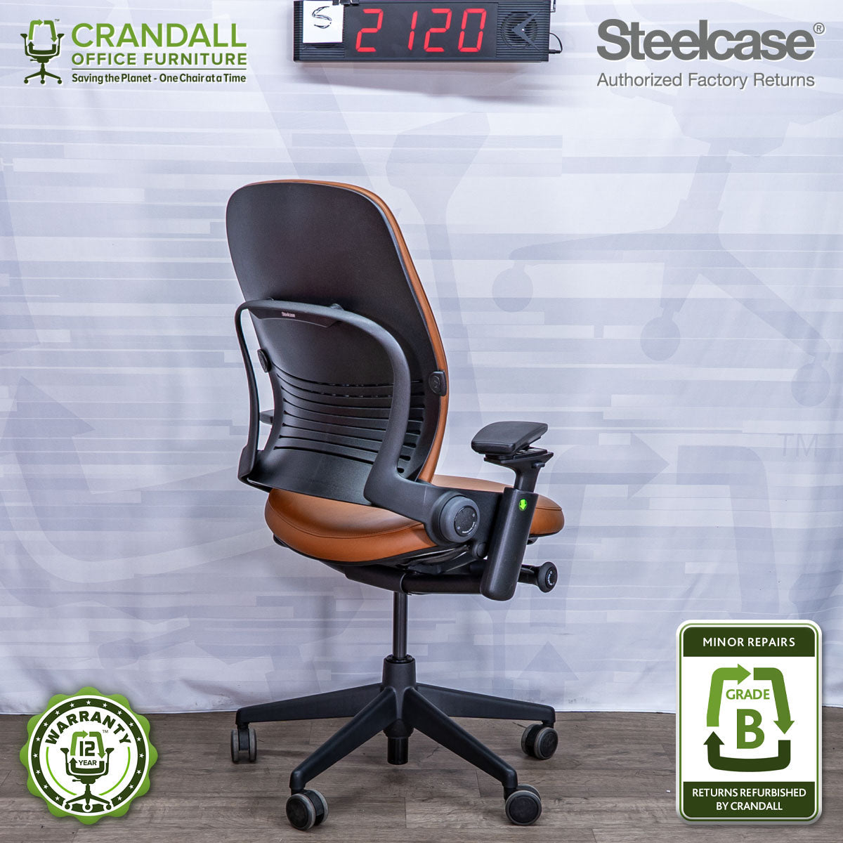 S-2120 - Steelcase V2 Leap - Grade B