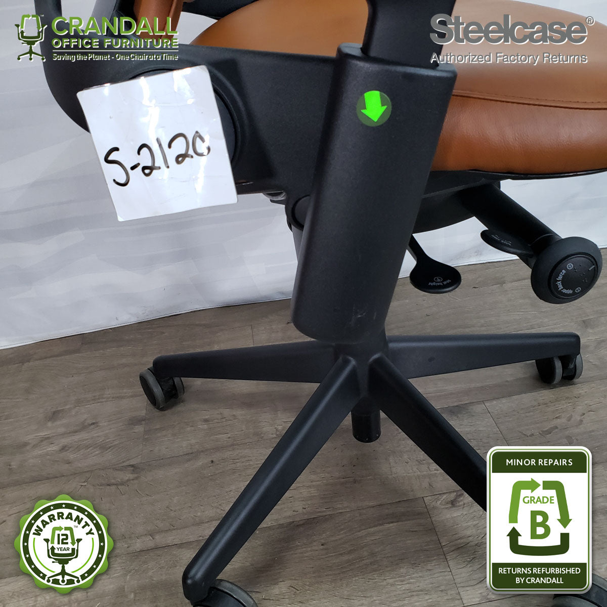 S-2120 - Steelcase V2 Leap - Grade B
