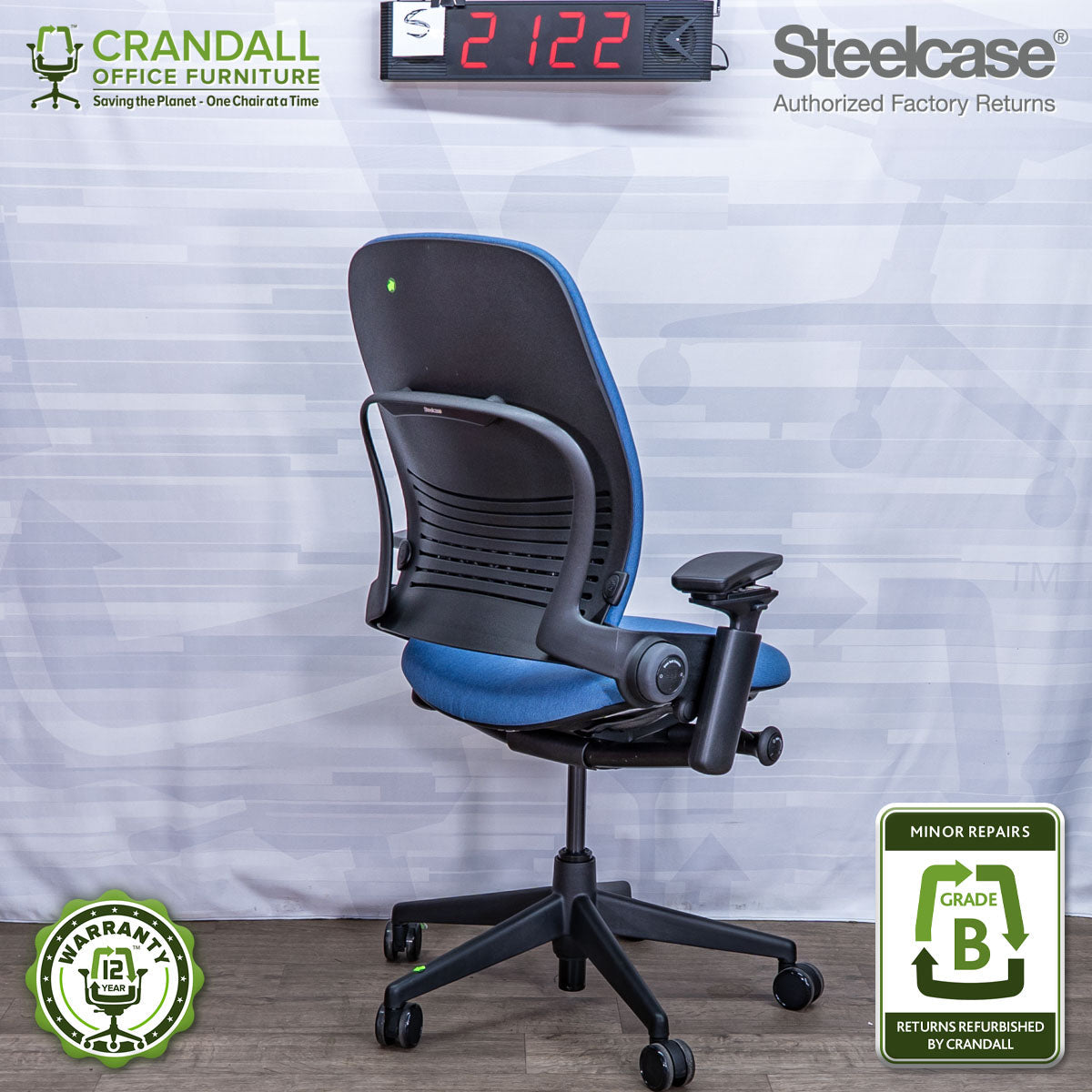 S-2122 - Steelcase V2 Leap - Grade B