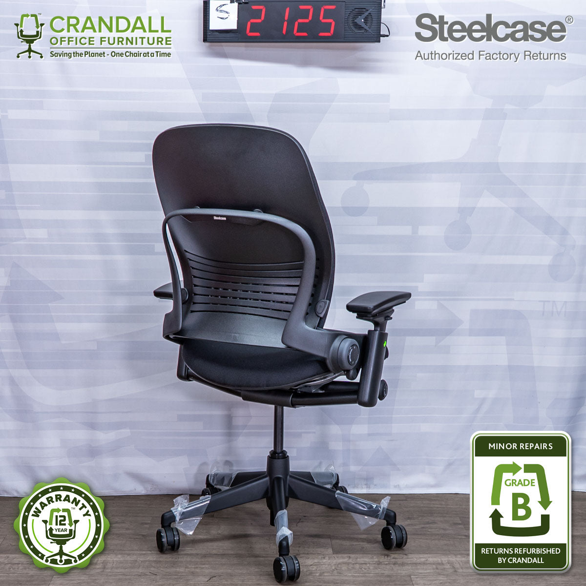S-2125 - Steelcase V2 Leap - Grade B