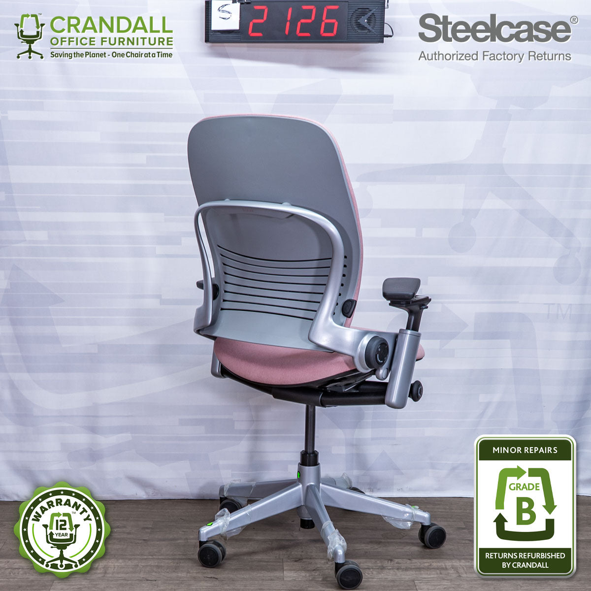 S-2126 - Steelcase V2 Leap - Grade B