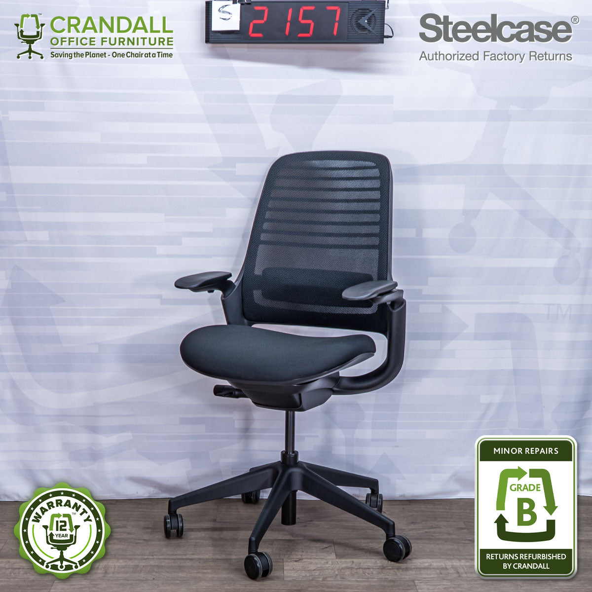 S-2157 - Steelcase Series 1 - Grade B
