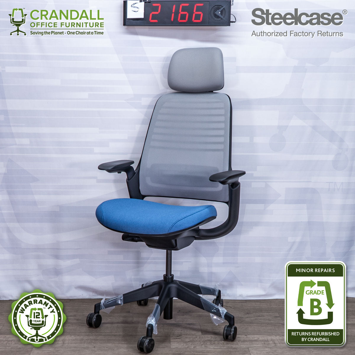 S-2166 - Steelcase Series 1 - Grade B