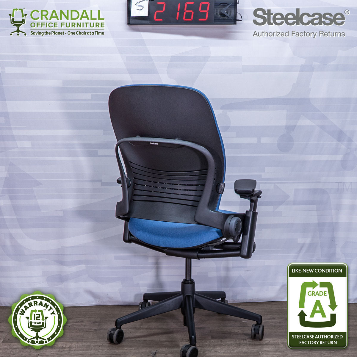 S-2169 - Steelcase V2 Leap - Grade A