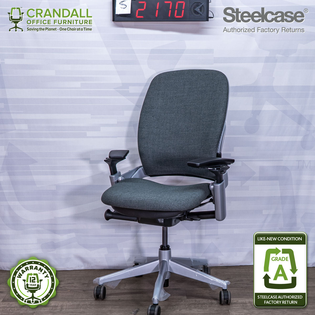 S-2170 - Steelcase V2 Leap - Grade A