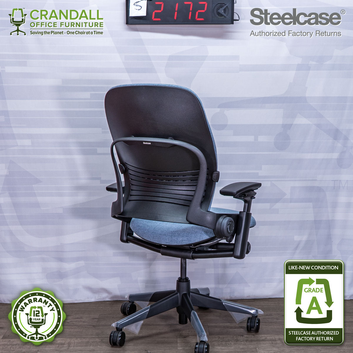 S-2172 - Steelcase V2 Leap - Grade A