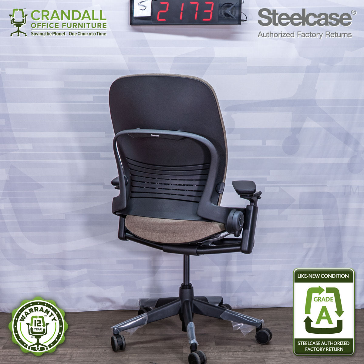 S-2173 - Steelcase V2 Leap - Grade A