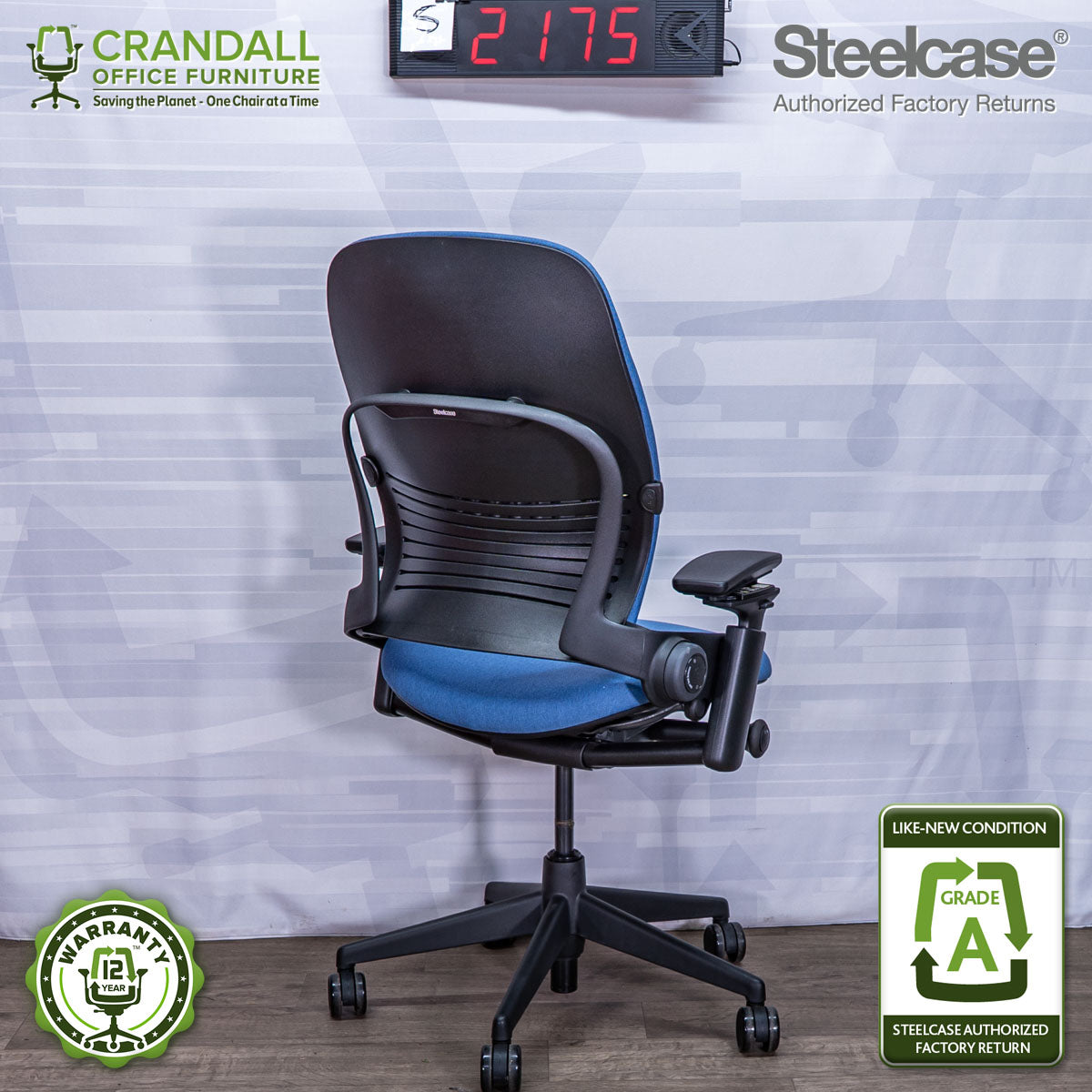 S-2175 - Steelcase V2 Leap - Grade A