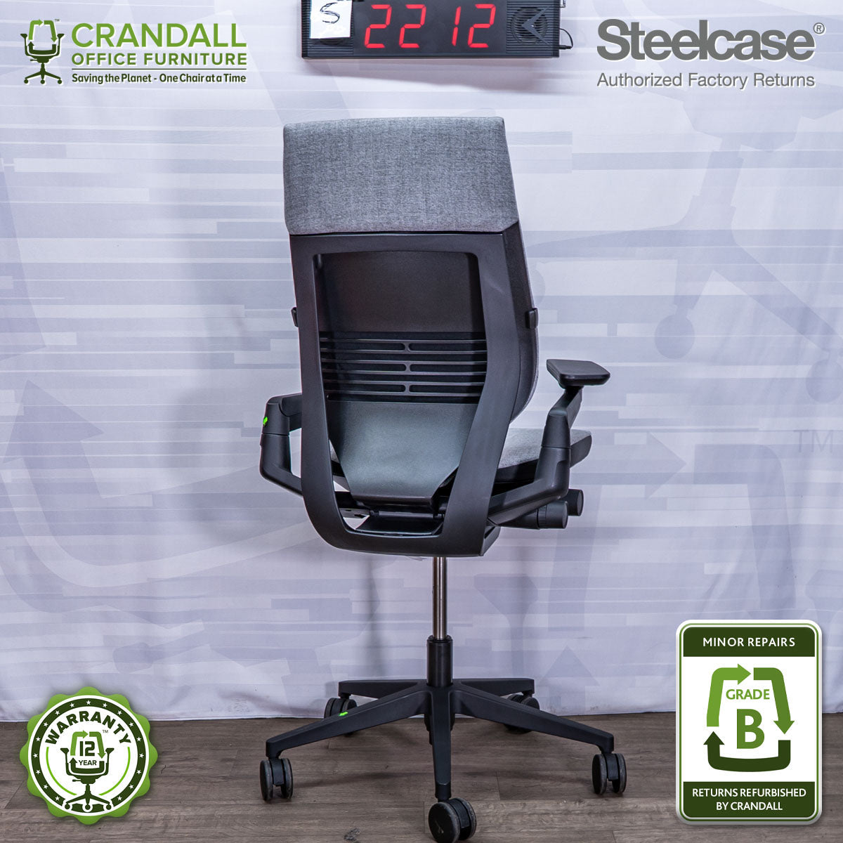 S-2212 - Steelcase Gesture - Grade B