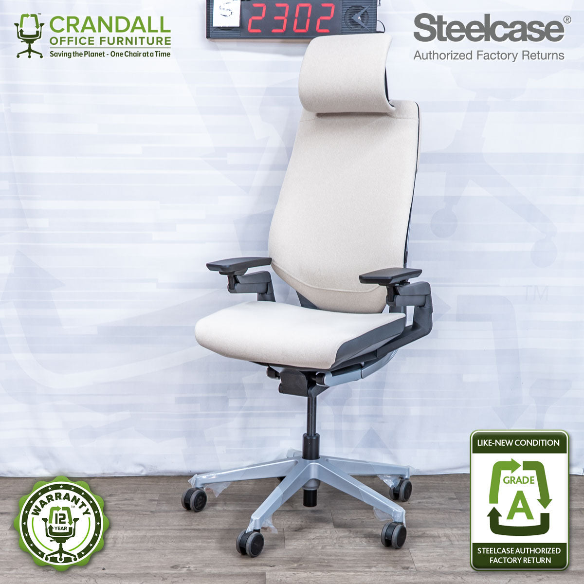 S-2302 - Steelcase Gesture - Grade A