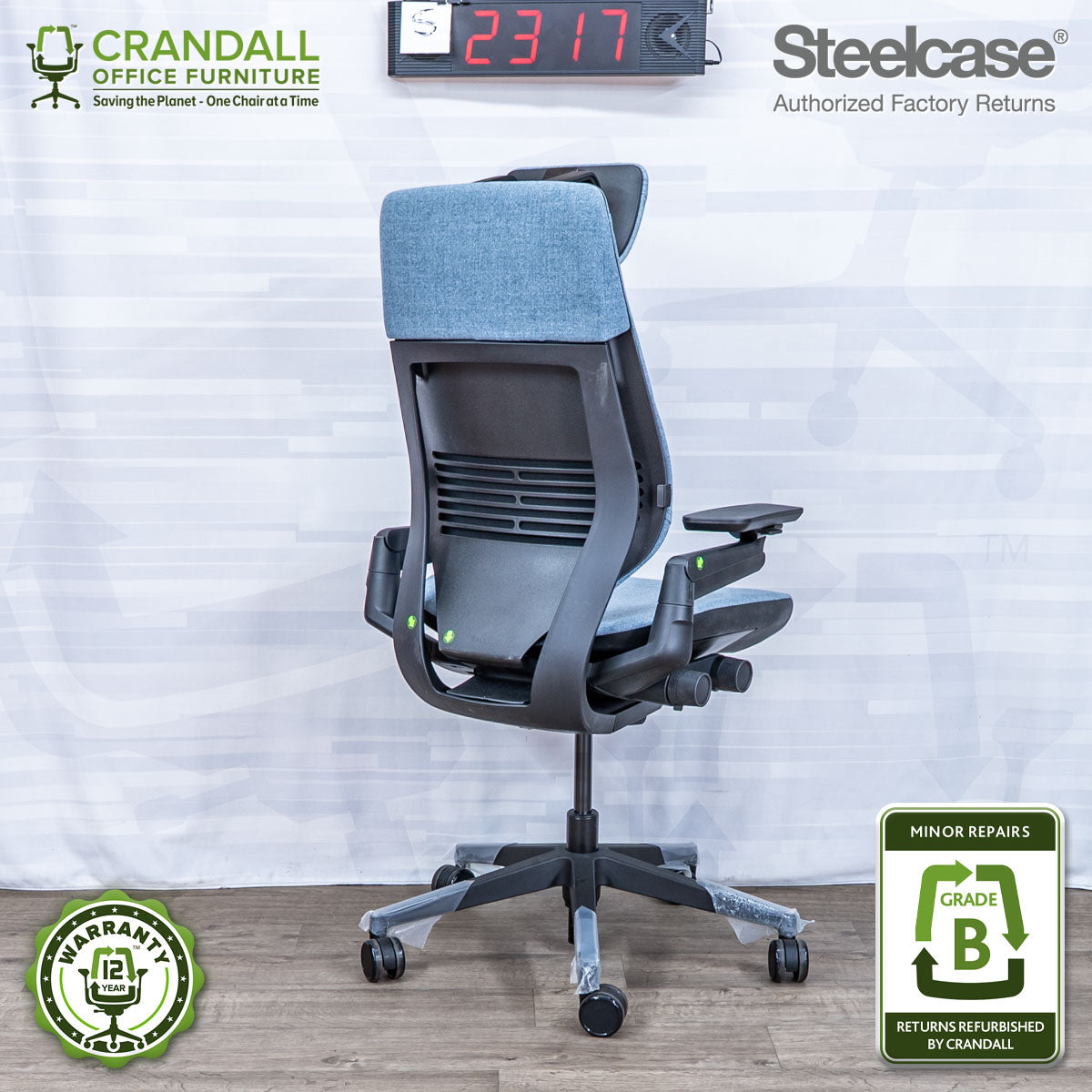 S-2317 - Steelcase Gesture - Grade B