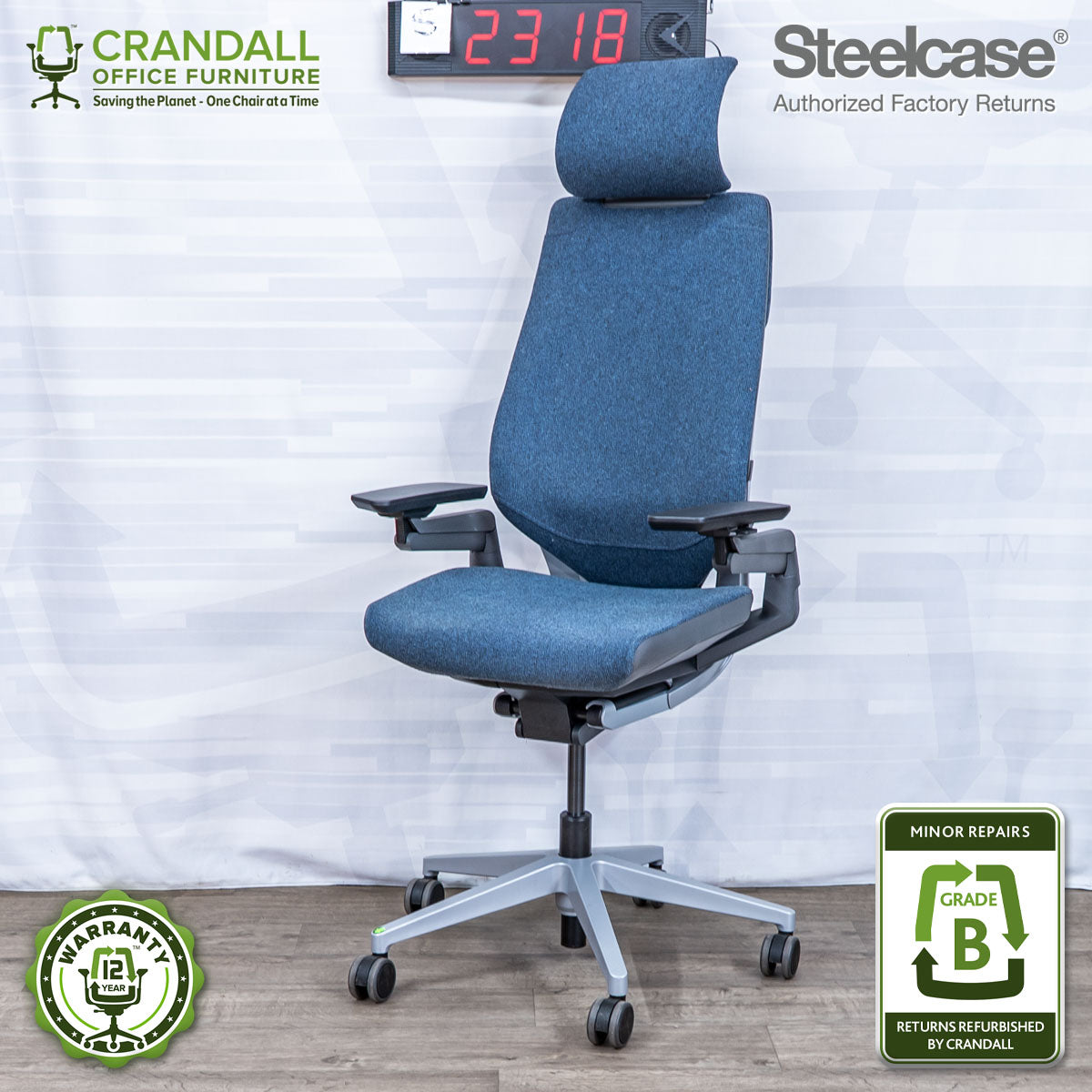 S-2318 - Steelcase Gesture - Grade B