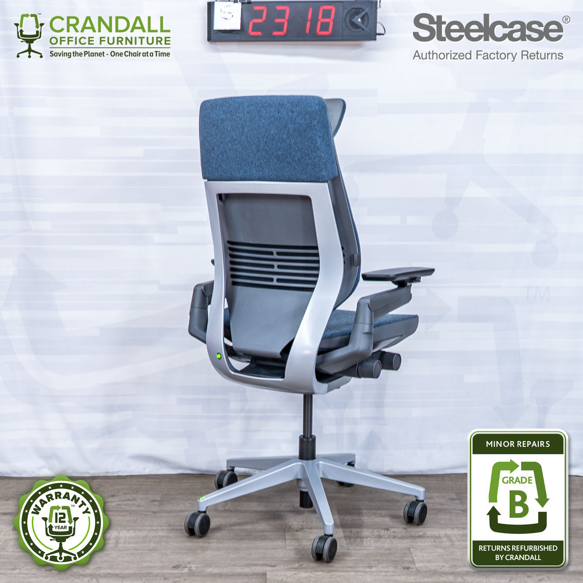 S-2318 - Steelcase Gesture - Grade B