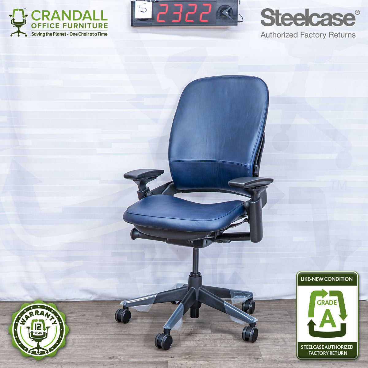 S-2322 - Steelcase V2 Leap - Grade A