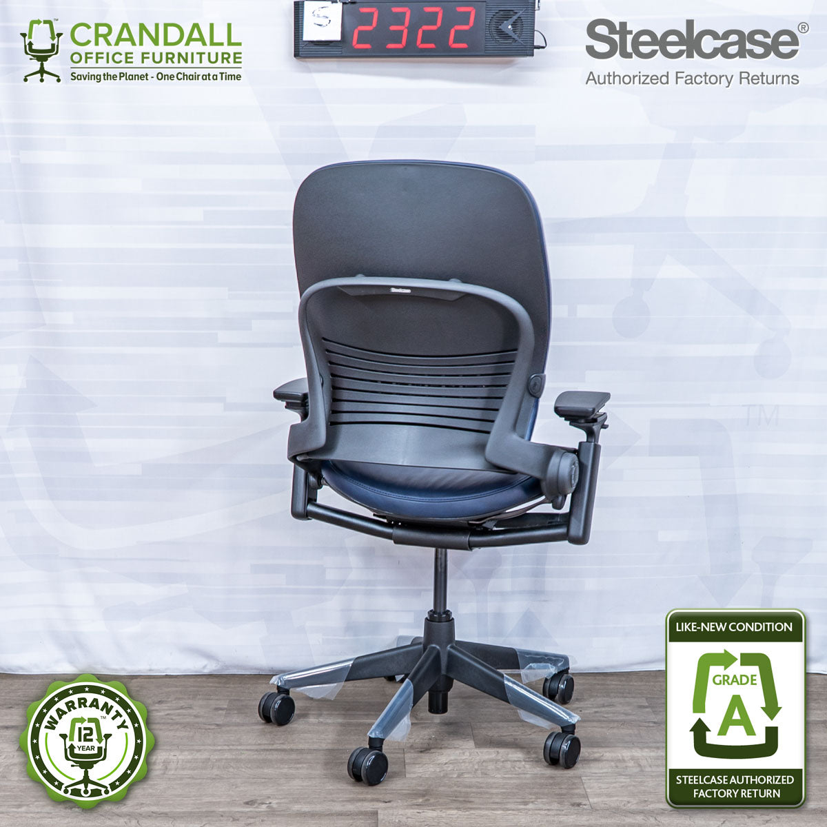 S-2322 - Steelcase V2 Leap - Grade A